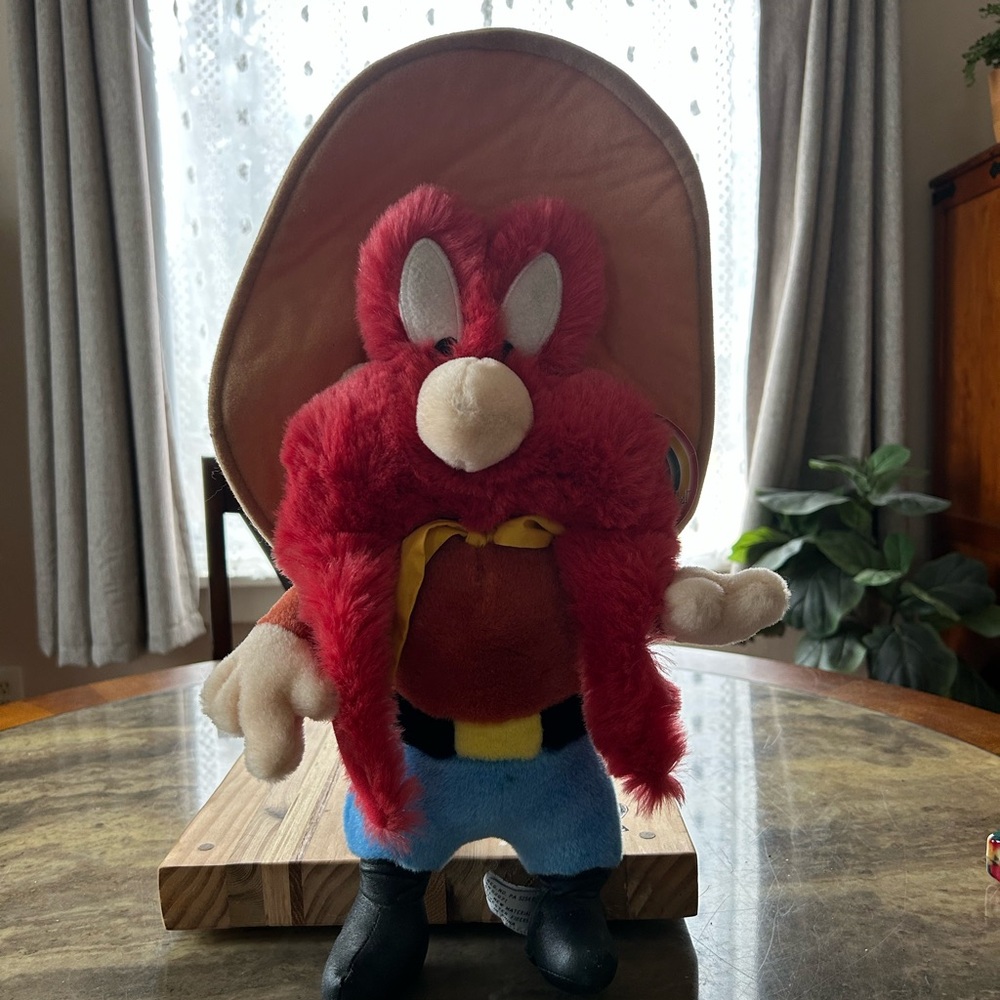 Warner Bros. Red and Blue Yosemite Sam Stuffed Animal